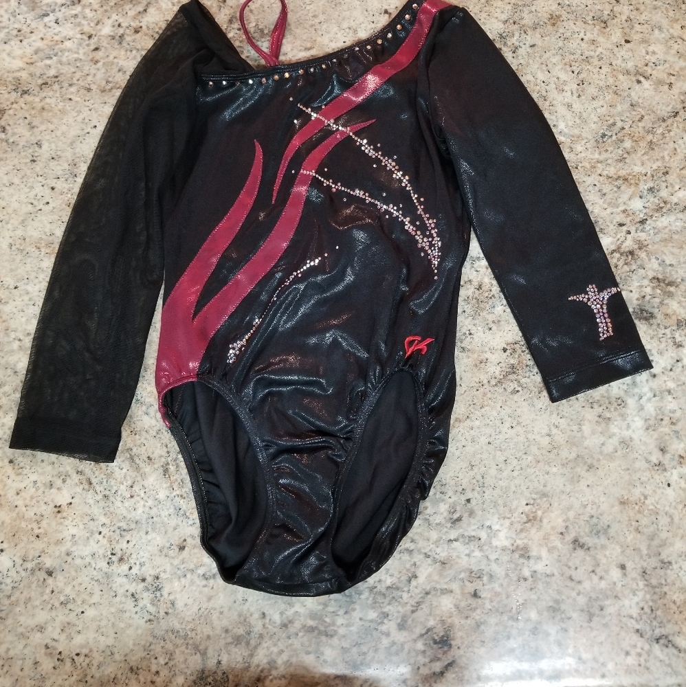 CUSTOM GK ELITE Adult Medium gymnastics leotard